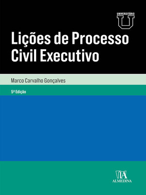 cover image of Lições de Processo Civil Executivo--5ª Edição